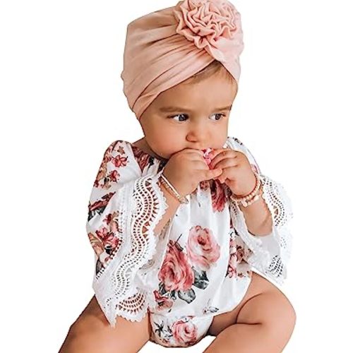 Pretty Floral Printed Baby Romper