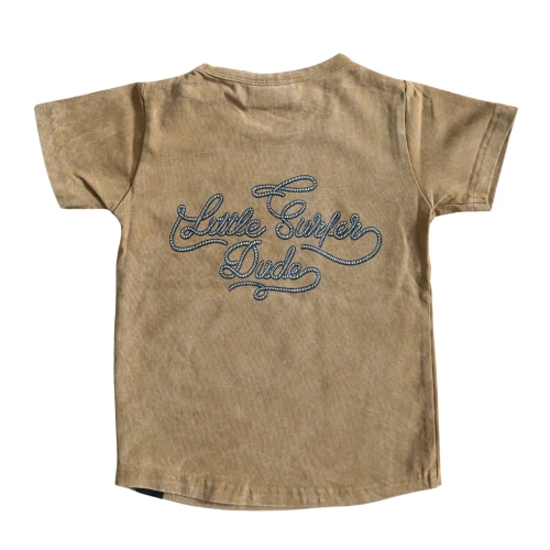 Brown Lasso Little Surfer Dude Logo T-Shirt