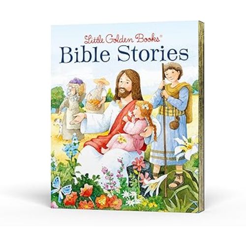 Little Golden Books Bible Stories Boxed Set: The Story of Jesus; Bible Stories of Boys and Girls; The Story of Easter; David and Goliath; Miracles of Jesus Hardcover – Picture Book, January 14, 2020