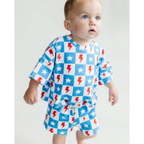 LPK Shorts Set - Checks & Stars