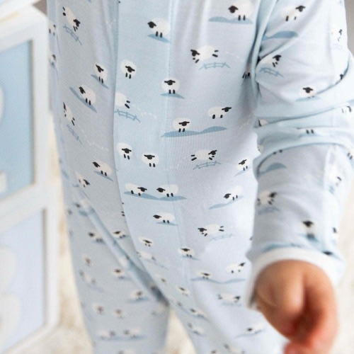 blue baa baa baby modal magnetic parent favorite footie – Magnetic Me