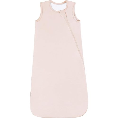 BubblePanda Bamboo Sleep Sack 0-6 Months 1.0 Tog Soft Toddler Sleeping Sack 3-6 Months for Infant Newborn Babies 2-Way Zipper Baby Wearable Blanket 0-3 Months