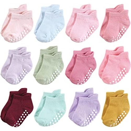 Hudson Baby Unisex Baby Non-Skid No-Show Socks