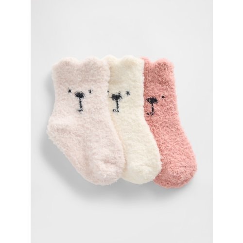 Baby Cozy Bear Socks (3-Pack)