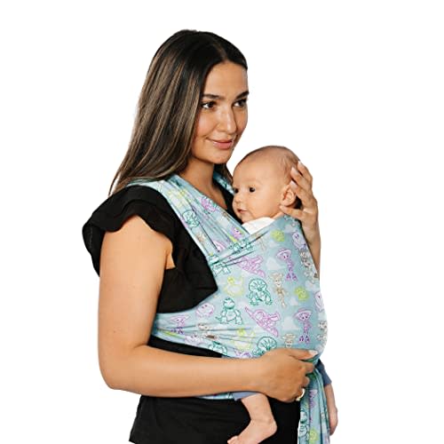 Moby Baby Wrap Carrier Featherknit for Newborns to Toddlers (8-33lbs), Infant Sling Carrier, Lightweight & Hands Free Design, Adjustable for All Body Types (Disney Pixar's Toy Story Forever Friends)