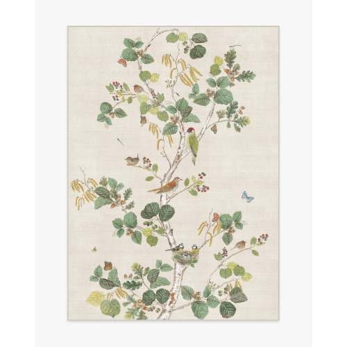 Sanderson Woodland Chorus Fawn Tufted Rug | Ruggable