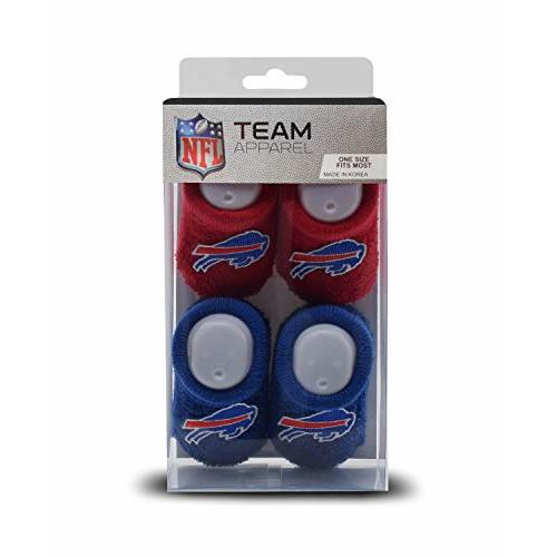 FBF Originals FBF Orginals Buffalo Bills Infant Bootie Socks 0-12 Months - 2 Pack