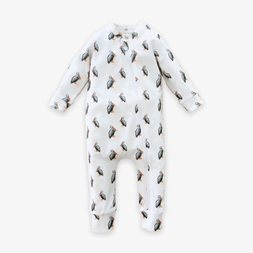 Velvet Fawn Zipper Coveralls - Pete The Pelican