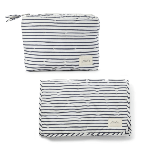 On The Go Set - Blue Stripe