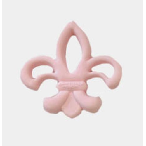 Fleur de Lis Silicone Teether - ZukaBaby