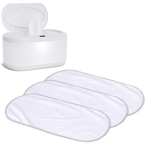 Munchkin® Touch Free Baby Wipe Warmer and 3pk Waterproof Changing Pad Liners