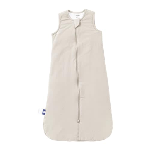 Rayon Made from Bamboo Baby Sleep Sack 1.0 Tog Ultra Soft Wearable Blanket 0-6 Months,Infant Newborn Sleeping Bag Unisex Boys Girls, 2-Way Zipper Sleep Sack Breathable Lightweight S