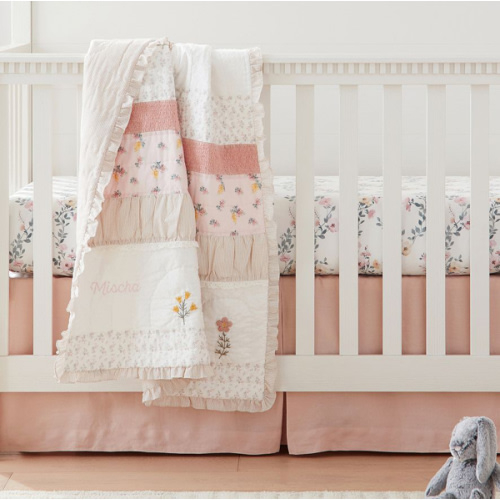 Mischa Blossom Baby Quilt | Pottery Barn Kids