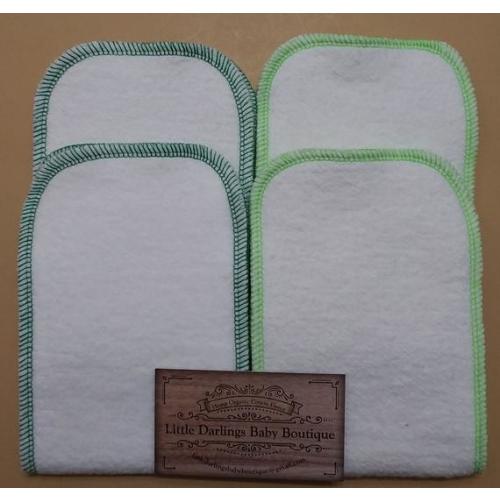 Hemp Organic Cotton Fleece Diaper Inserts 4.5 X 12 Emerald and - Etsy