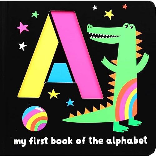 Neon Books: My First Book of the Alphabet Board book – Illustrated, March 23, 2021
