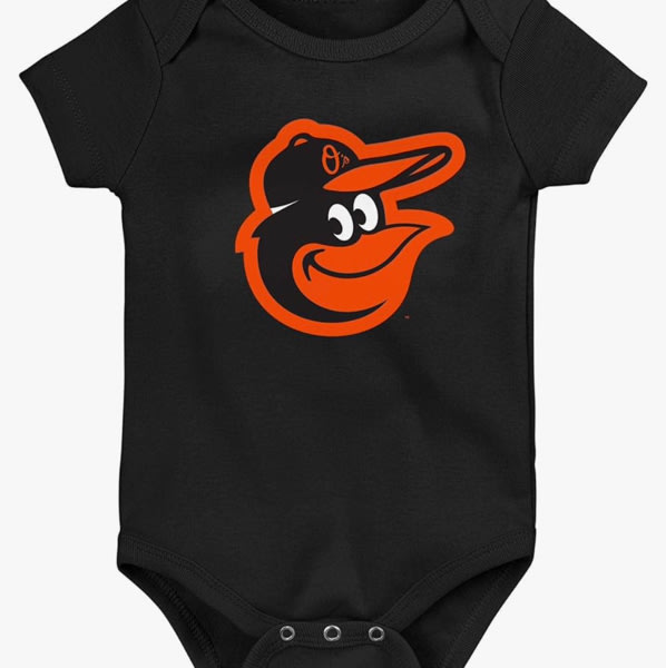 Baltimore orioles onesie size 6-9 mo