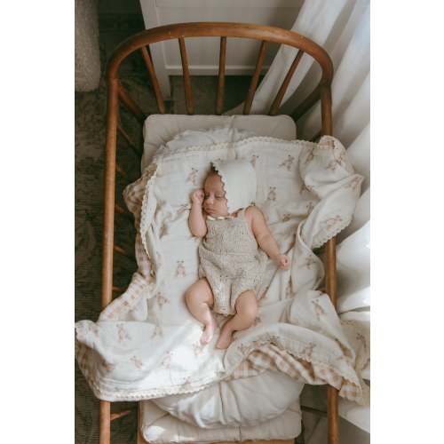 Teddy Bear 6 Layer Gauze Blanket