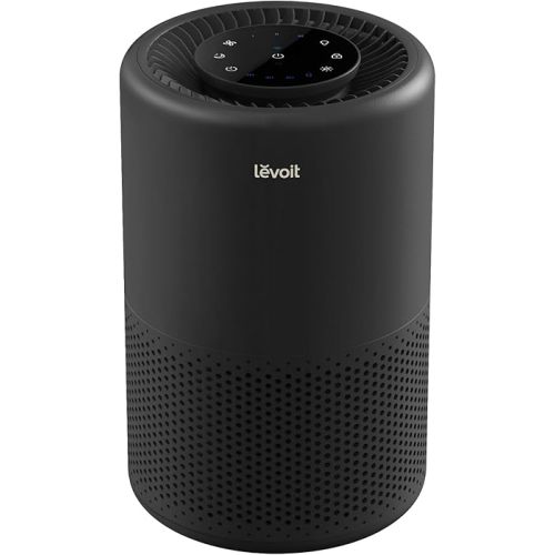 LEVOIT Air Purifier for Home Bedroom, Smart WiFi Alexa Control, AHAM VERIFIDE, 3-in-1 Filter with HEPA Sleep Mode for Allergies, Pollutants, Smoke, Dust, Core 200S-P, Black