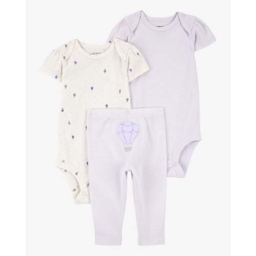 Baby Girl 3-Piece Hot Air Balloon Little Character Set® - Purple - Carter's | Carter's