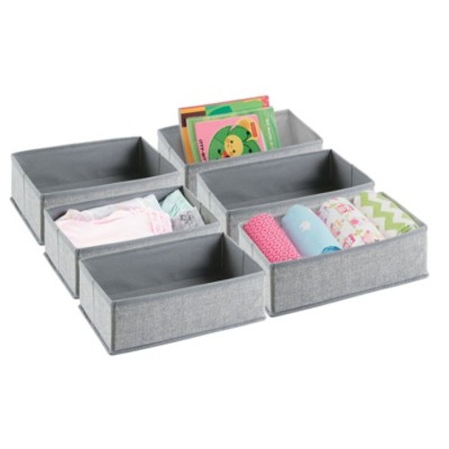 Mdesign Soft Fabric Dresser Drawer And Closet Storage Organizer