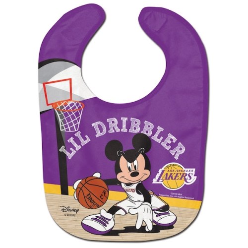 Los Angeles Lakers WinCraft Disney Mickey All Pro Baby Bib