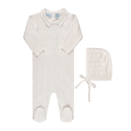 Vintage Knit Romper with Hat I Feltman Brothers