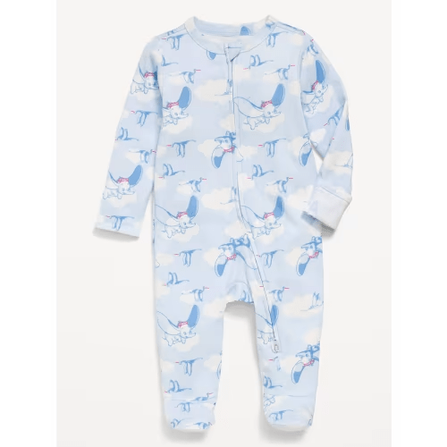 Disney© Dumbo 2-Way-Zip Sleep & Play Footed One-Piece for Baby