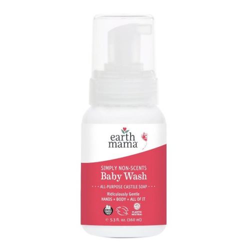 Earth Mama Organics Simply Non-scents Castile Baby Wash - 5.3 Fl Oz