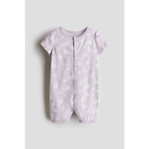 PATTERNED PAJAMA JUMPSUIT