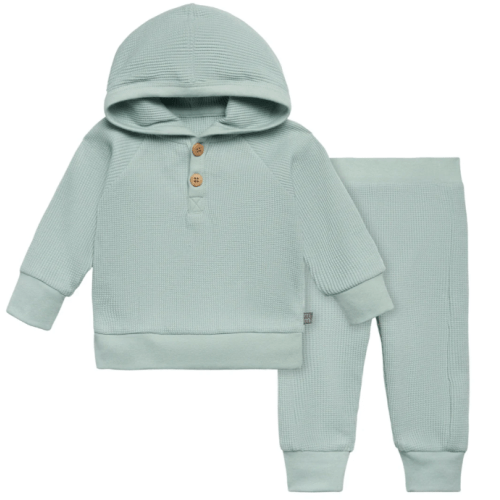 2-Piece Baby Neutral Medium Sky Hoodie and Pant Set – Gerber Childrenswear