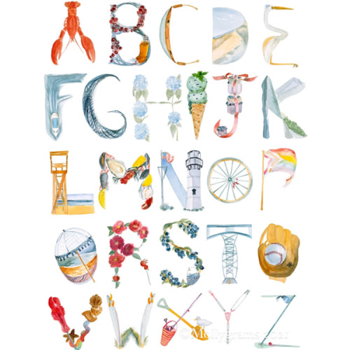 New England A-B-Seas Alphabet