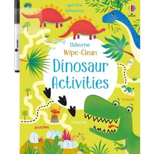 Wipe-Clean Dinosaur Activities - (Wipe-Clean Activities) by Kirsteen Robson (Paperback)