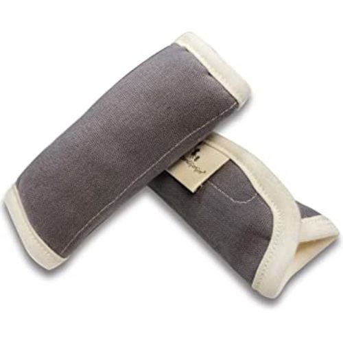 Organic Baby Seat Belt Cover , for stroller (Gray)