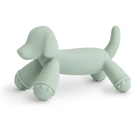 mushie Silicone Baby Teether Toy | Dog Figurine Teether