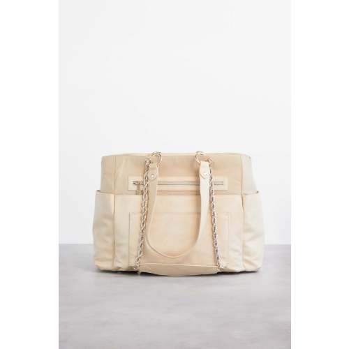 BÉIS 'The Diaper Bag' in Biege