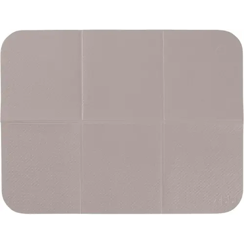 Ubbi On-The-Go Diaper Changing Baby Mat, Soft and Comfortable Diaper Bag Accessory Must Have for Newborns, Easy to Clean, Portable Folding Pad, Baby Traveling Accessories, Taupe