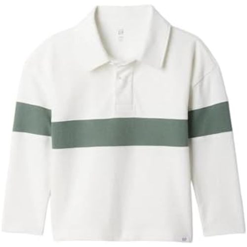 GAP Baby Boys' Long Sleeve Rugby Polo 6-12 M