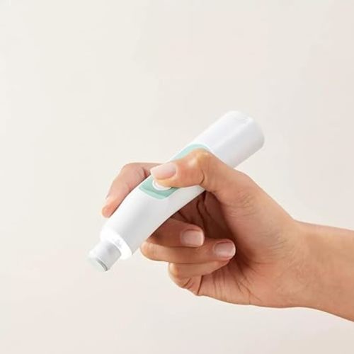 Frida Baby Electric Nail Trimmer, Safe & Easy Electric Nail File, Baby Nail Clipper & Nail Trimmer Kit for Newborn, Toddler, or Children Fingernails & Toenails, 4 Buffer Pads, LED Light, Storage Case - Electric Nail Buffer