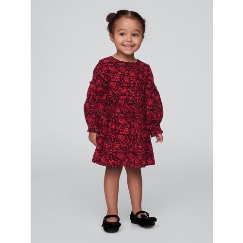 Baby & Toddler Ruffle Corduroy Dress