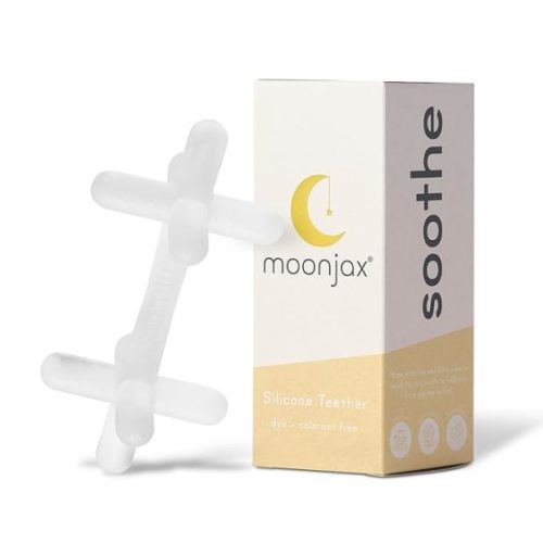 Moonjax Silicone, Dye-Free Baby Teething Toy