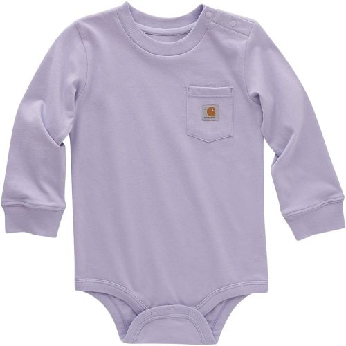 Carhartt Unisex Baby Long-sleeve Pocket Bodysuit