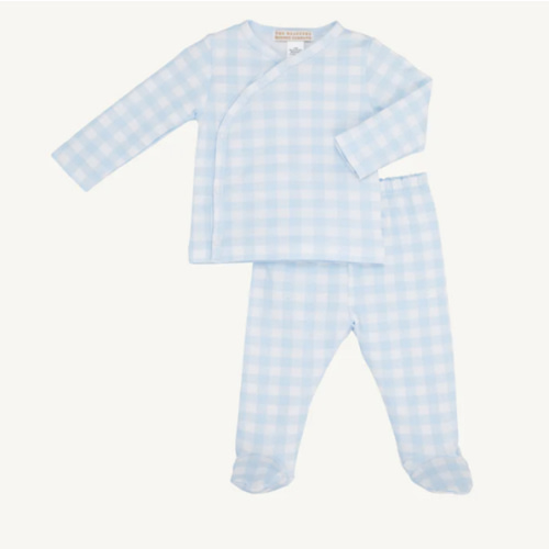 Cameron Cross-Front Set - Buckhead Blue Gingham