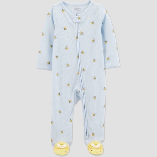 Carter's Just One You®️ Baby Girls' Bumble Bees Sleep N' Play - Blue/Yellow 6M