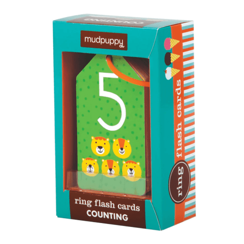 Mudpuppy Ring Flash Cards | Counting