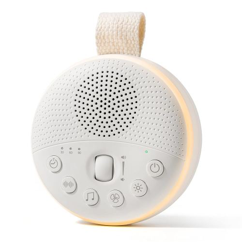 White Noise Machine for Baby & Adults with 21 Relaxing Sounds & Adjustable Night Light, Rechargeable & Portable Sleep Aid for Home & Travel