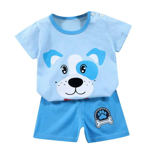 Fesfesfes Toddler Outfit Kids Baby Boys and Girls Cute Short Sleeve Shirts with Shorts Graphic T Sets Children Clothing Cute Casual Kids Outfits Summer Sale
