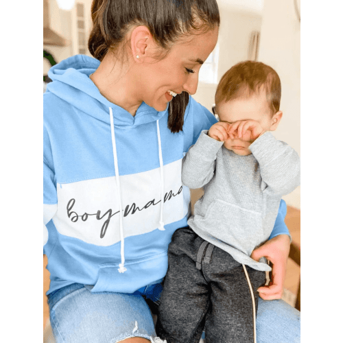Boy Mama Nursing Hoodie