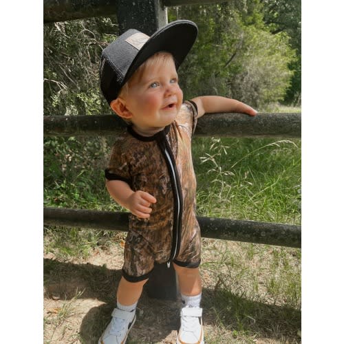 Wood Bark Camo Bamboo Zippy