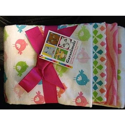 Garanimals 4 Pack Wrap Me Up Receiving Blanket - Pink