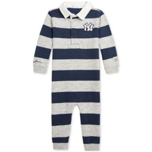 Baby New York Yankees Striped Cotton Coverall